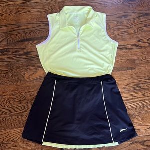 Womens Golf 2 piece skirt/top
